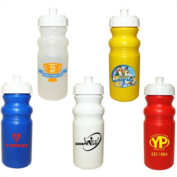 DA67020 20 OZ. Cycle Bottle With Push 'n Pull Cap And Custom Imprint
